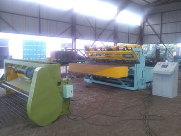 Construction Reinforcing Mesh Welding Machine , Fully Automatic Fencing Machine